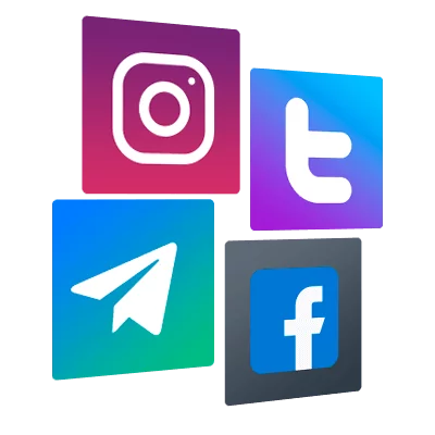 Parik24 Мережі соціальних медіа: Instagram, Facebook, Telegram, Twitter